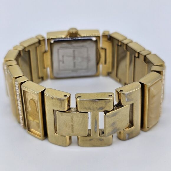 Michael Kors Women's Watch 24MM Gold Dial Gold Bracelet 6" New Battery - Picture 11 of 15